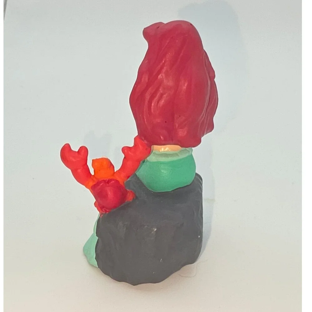 Disney Ariel Sebastian PVC Figure Small Green Red Fair Applause Vintage